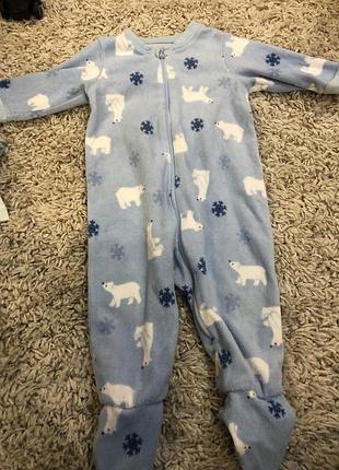 Боди флисовый uniqlo