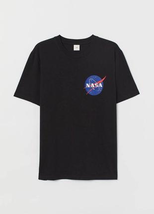 H&amp;m хлопковая футболка “nasa”