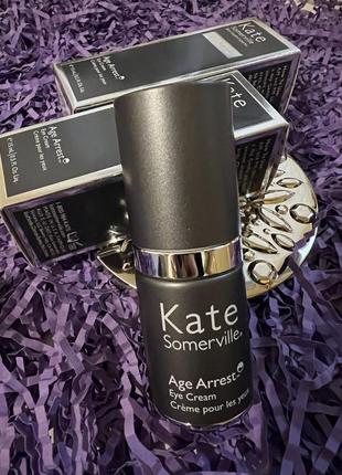 Мощный восстанавливающий лифтинговый крем для глаз kate somerville age arrest eye cream, 15ml1 фото