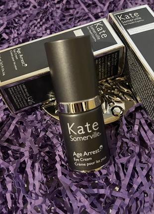 Мощный восстанавливающий лифтинговый крем для глаз kate somerville age arrest eye cream, 15ml3 фото