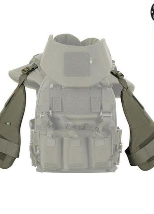 Плечевая защита м-тас с баллистическими пакетами 1 а олива