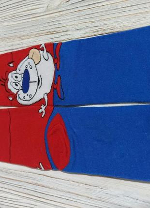 Looney tunes тасманский дьявол шкарпетки унісекс, з принтом, високі носки носочки2 фото