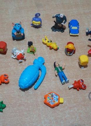 Фігурки від кіндер іграшки фигурки киндер игрушки