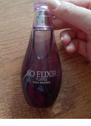 Парфюмированная вода,so elixir. 50ml. yves rocher2 фото