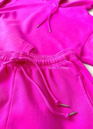 Малиновий костюм victoria's secret pink на флісі5 фото