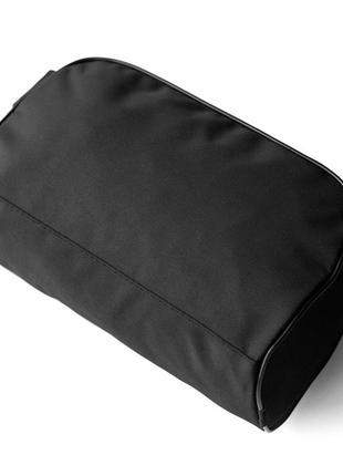 Мужская черная косметичка-органайзер для путешествий ernie из ткани несессер9 фото