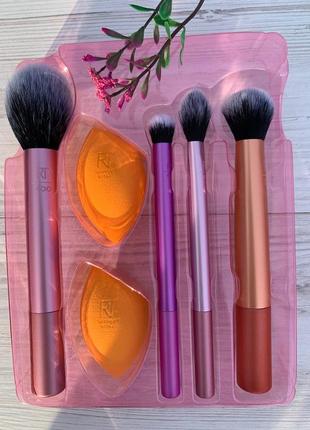 Набор кисточек для макияжа real techniques everyday essentials makeup brush set3 фото