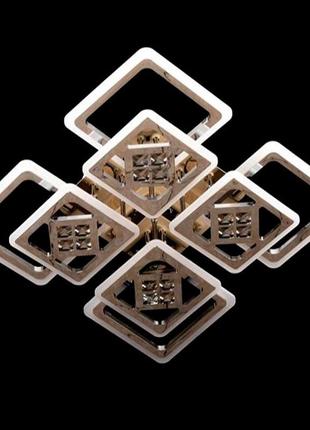 Люстра led світло sc 6813/4+4 cr 232w