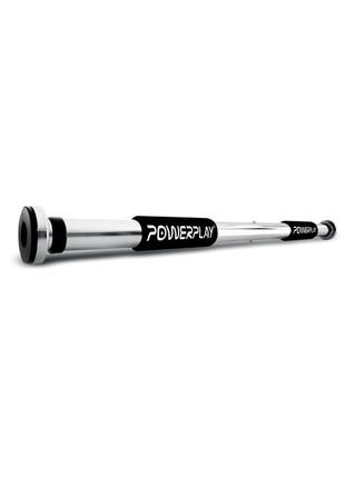 Турник раздвижной powerplay 4128 pull up bar (60-90см.) steel/black