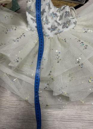 Сукня пачка пляття сніжинки карнавальна сукня7 фото