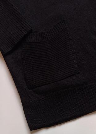 Кофта свитер с карманами и декор шнуровка на спине фасон летучая мышь5 фото