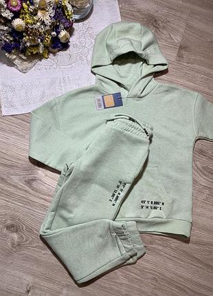 Теплый спортивный костюм для мальчика/ теплый худи для мальчика/ теплые спортивные...