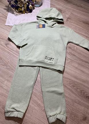 Теплый спортивный костюм для мальчика/ теплый худи для мальчика/ теплые спортивные...