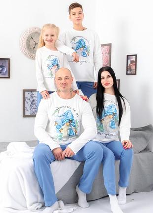 2кольори🌈новогодняя пижама снеговик гном, теплая пижама новогодняя для всей семьи, теплая новогодняя пижама снеговик гном family look7 фото