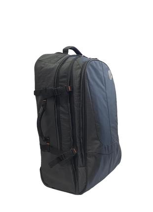 Дорожная сумка-рюкзак airtex 560/4 большой l серый5 фото
