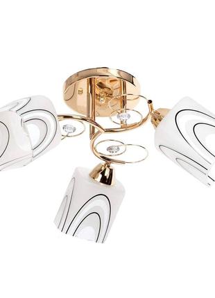 Люстра стельова свет на три плафони sh-4305/3f fg