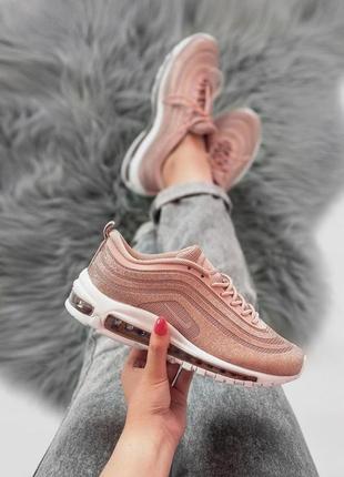 Nike air max 97 swarovski женские кроссовки найк рефлективные (весна-лето-осень)😍1 фото