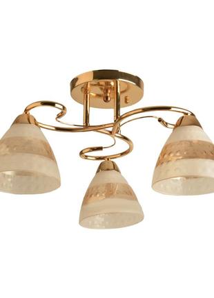Люстра стельова свет на три плафона sh-8064/3 fg