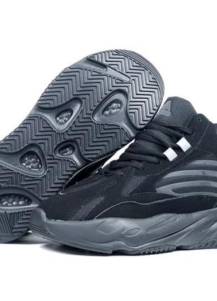 Зимние мужские кроссовки Adidas Originals Superstar R-snk Snake Men Unisex winter black fur черного цвета с мехом