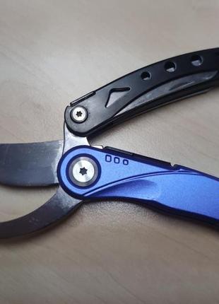 Багатофункціональний ніж (мультитул) 5в1 traveler blue3 фото