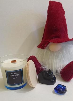Соєва свічка. свічка з новорічним ароматом. ароматизована свічка. різдвяний подарунок1 фото