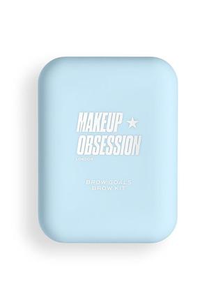 Набор для бровей makeup obsession "brow goals" (medium to dark)6 фото