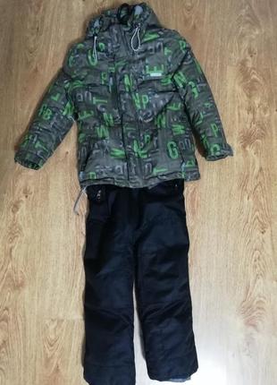 Комбинезон, куртка термо-комплект для мальчика зимний,libellule (либеллуле)2 фото