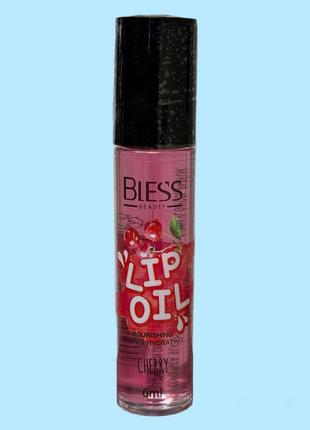 Олія для губ bless beauty roll lip oil, вишня