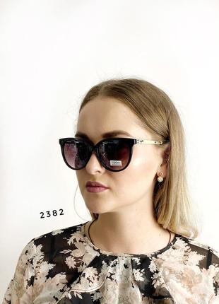 Стильні окуляри з чорними лінзами2 фото