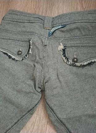 Оригинальные брюки джинсы3 фото