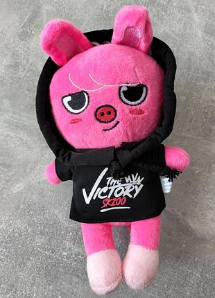 Чанбин в толстовке 20 см stray kids skzoo мягкая игрушка стрей кидс кролик двекки dwaekki свинка бродячие дети