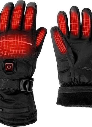 Перчатки с подогревом lt-g5 водонепроницаемые перчатки с электрообогревом черный