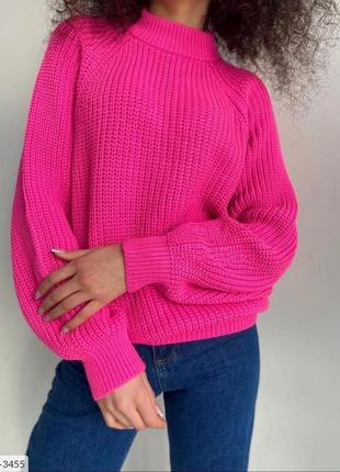 Сведр свитер женский розовый вязаный осенний весенний зимний осінній весняний зимовий