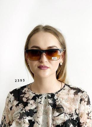 Модні окуляри з коричневими лінзами унісекс1 фото