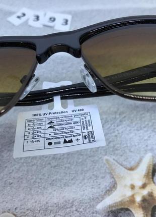 Модні окуляри з коричневими лінзами унісекс7 фото