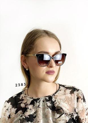 Стильные очки с коричневыми линзами2 фото