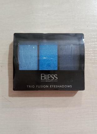 Тіні для повік bless beauty color effect trio fusion №10