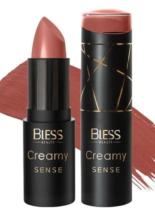 Помада для губ bless beauty creamy sense №10