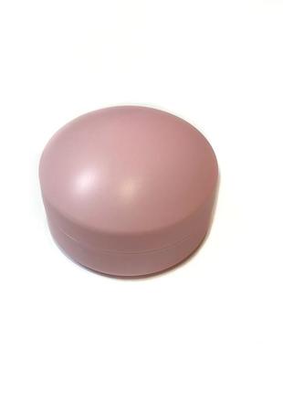 Компактний гребінець для волосся з дзеркалом, рожевий2 фото