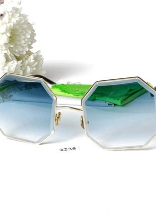 Солнцезащитные восьмигранные очки (унисекс)4 фото