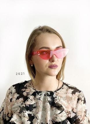Розовые очки без оправы2 фото