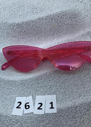 Розовые очки без оправы6 фото
