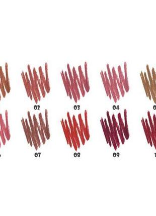 Карандаш для губ bless beauty perfect lip pencil 02, 1.7 г2 фото