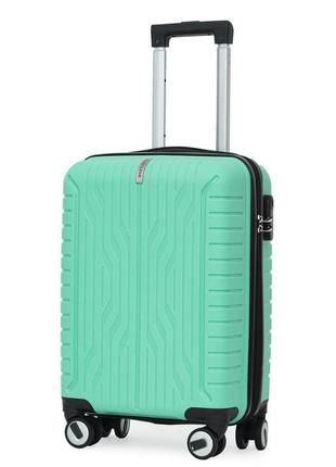 Чемодан дорожный 36 л semi line 19" (s) sea green (t5612-1)