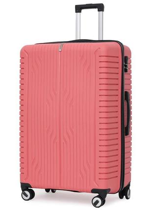 Чемодан дорожный 132 л semi line 28" (l) pink (t5610-3)