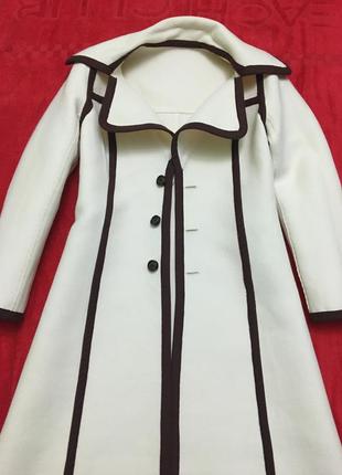 Шикарное двустороннее пальто из натуральной шерсти франция5 фото