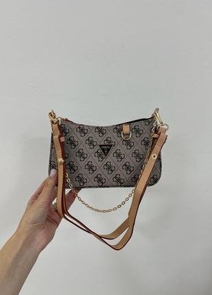 Эффектная мини сумочка guess mini bag легкая люкс2 фото