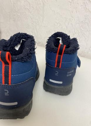 Зимові черевики хлопчику quechua 25 / зимние ботинки4 фото
