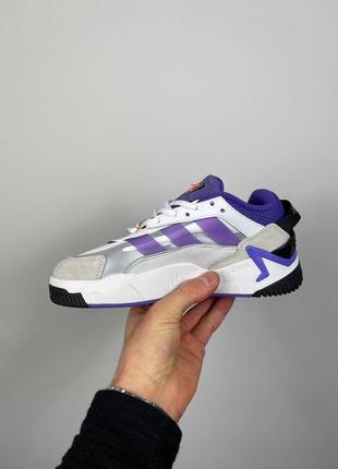 Женские кроссовки фиолетовые adidas niteball 2.0 «violet white’ gx07759 фото