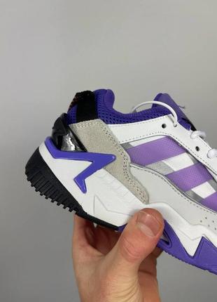 Жіночі кросівки фіолетові adidas niteball 2.0 ‘violet white’ gx07755 фото